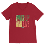 McGregor Clan - Wake Up And Live Premium V-Neck T-Shirt
