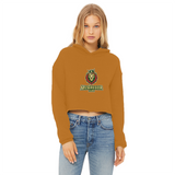 Png Lionhead Ladies Cropped Raw Edge Hoodie