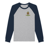 Png Lionhead Organic Raglan Long Sleeve Shirt