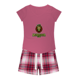 McGregor Clan Lion Girls Sleepy Tee and Flannel Short