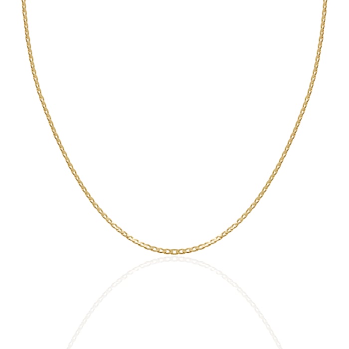 14K Yellow Gold Curb Chain from McGregor Clan Clothing