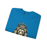 Regal Lion Crewneck Sweatshirt for Animal Lovers