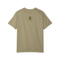 Nature-Inspired Unisex Garment-Dyed T-Shirt with Artistic Tree Design