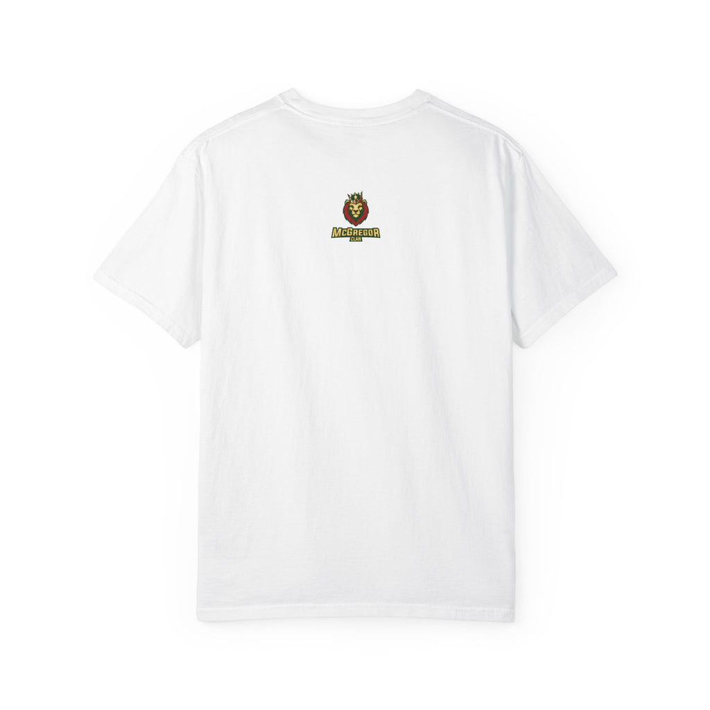 Nature-Inspired Unisex Garment-Dyed T-Shirt with Artistic Tree Design