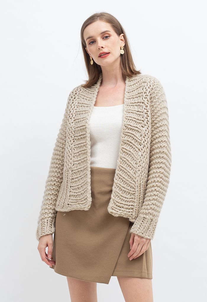 Women's Chunky Knit Cardigan