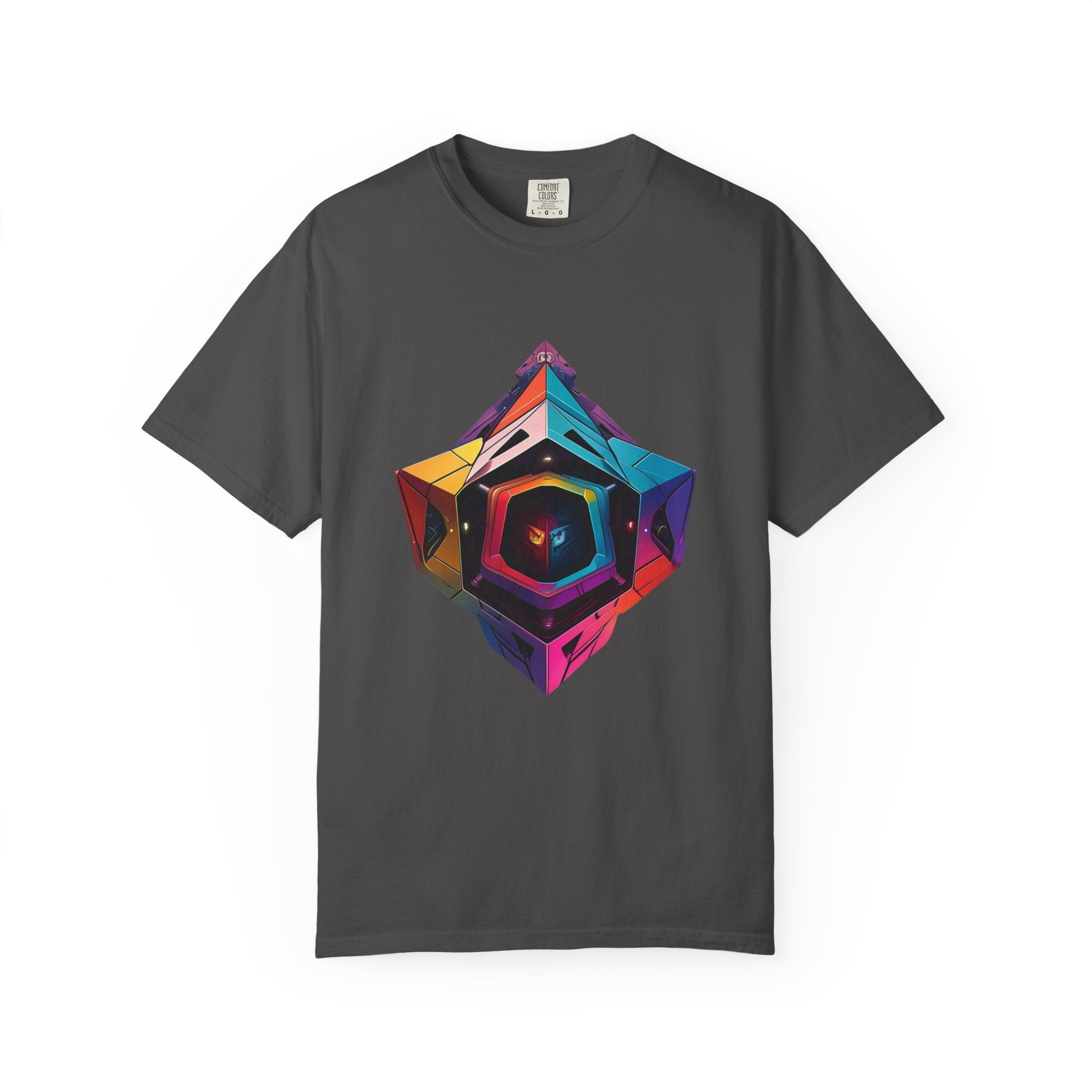Vibrant Graphic Unisex T-Shirt - Colorful Geometry Design