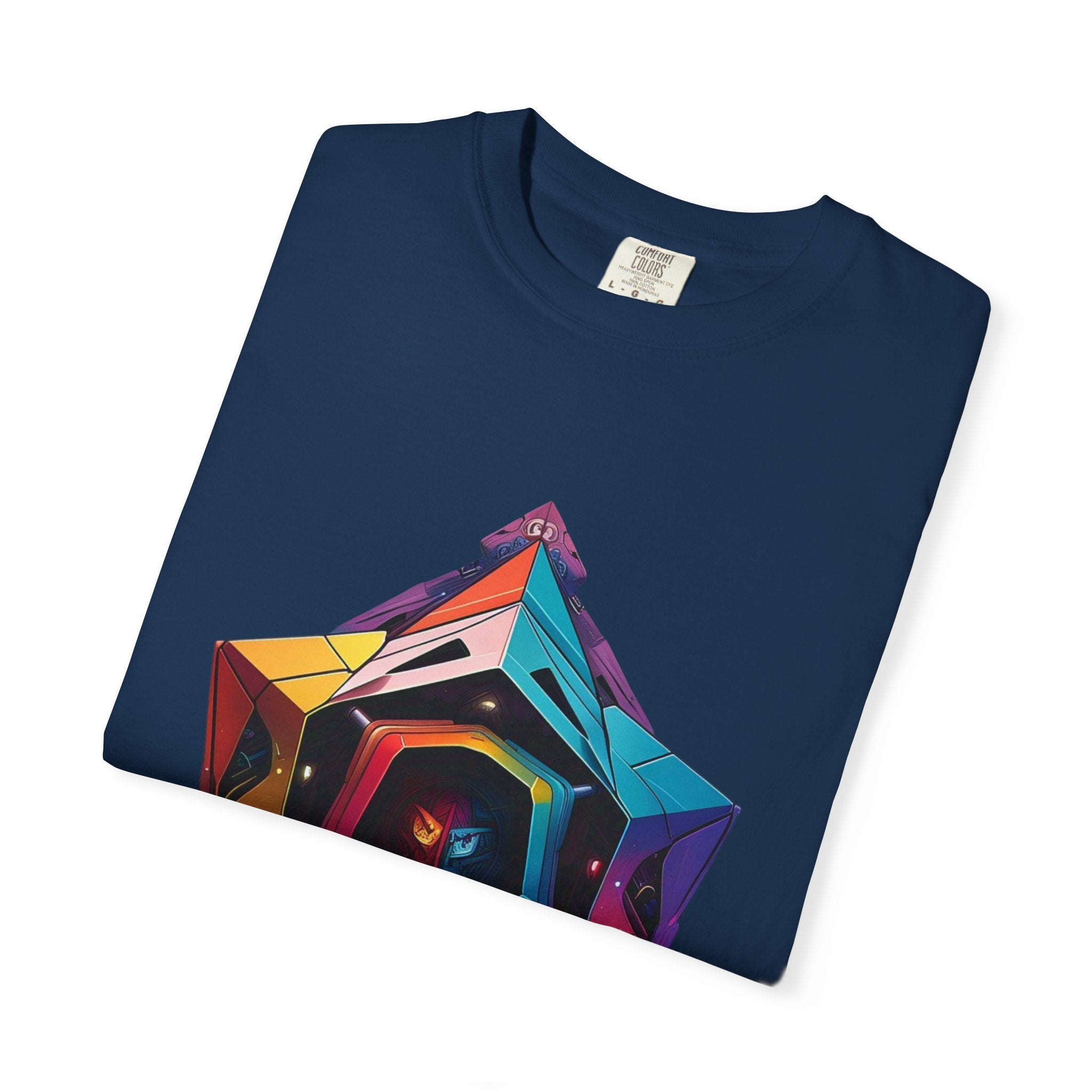 Vibrant Graphic Unisex T-Shirt - Colorful Geometry Design