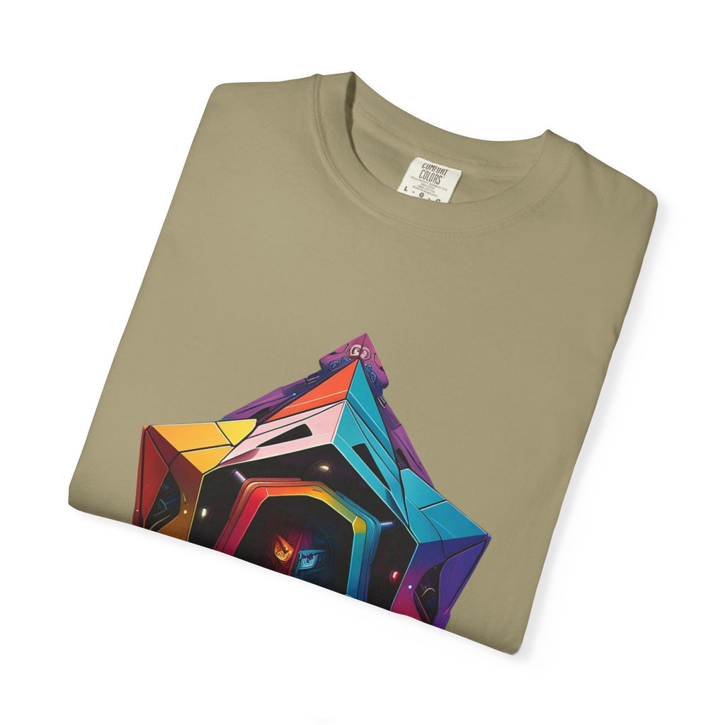 Vibrant Graphic Unisex T-Shirt - Colorful Geometry Design