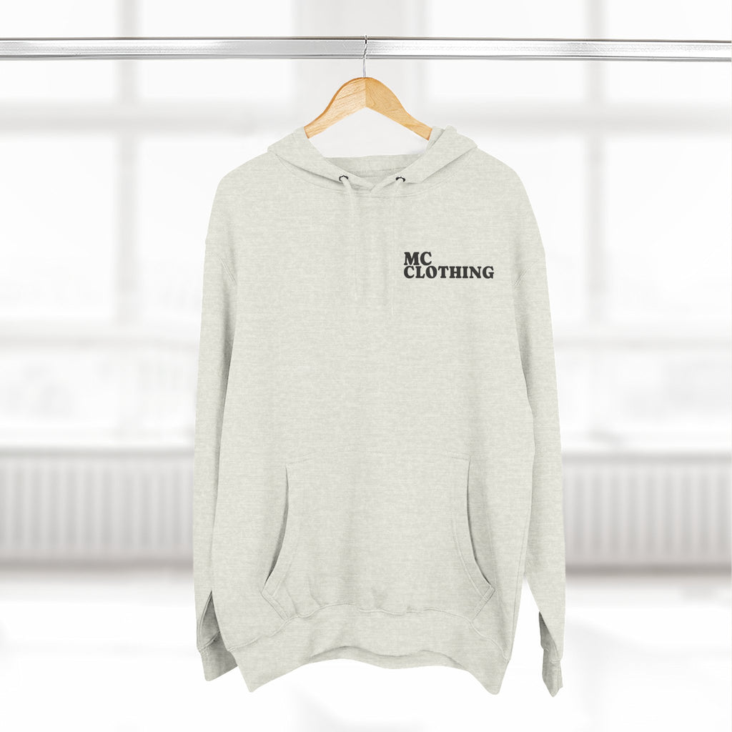 Three-Panel Fleece Hoodie - Comfortable Streetwear for Everyday Style