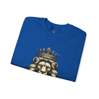 Regal Lion Crewneck Sweatshirt for Animal Lovers
