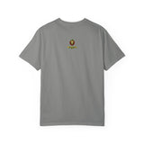Nature-Inspired Unisex Garment-Dyed T-Shirt with Artistic Tree Design