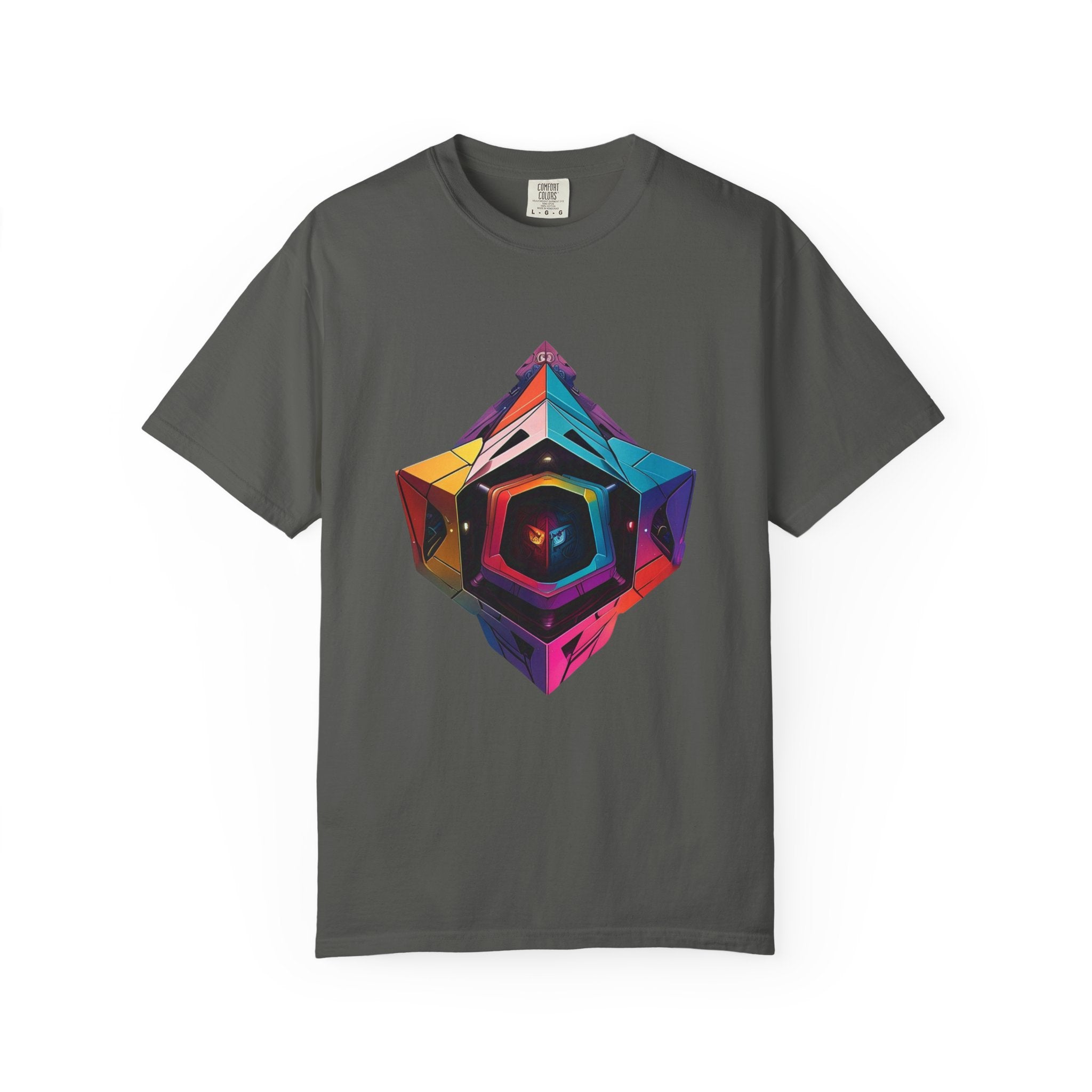 Vibrant Graphic Unisex T-Shirt - Colorful Geometry Design