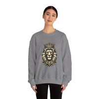 Regal Lion Crewneck Sweatshirt for Animal Lovers