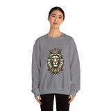 Regal Lion Crewneck Sweatshirt for Animal Lovers
