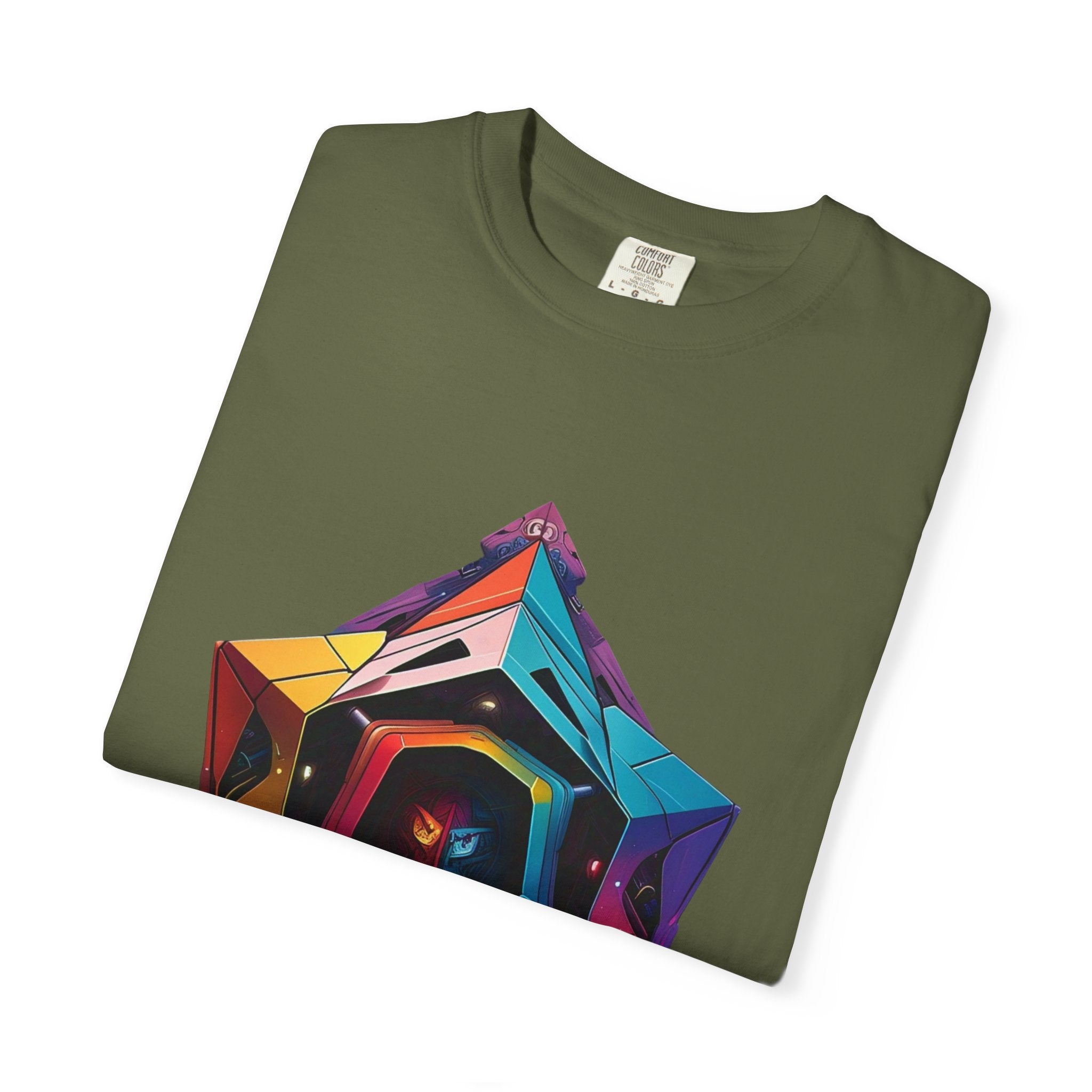 Vibrant Graphic Unisex T-Shirt - Colorful Geometry Design