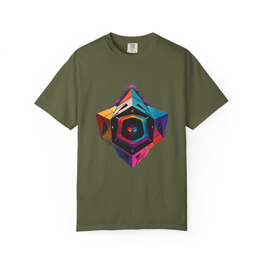 Vibrant Graphic Unisex T-Shirt - Colorful Geometry Design