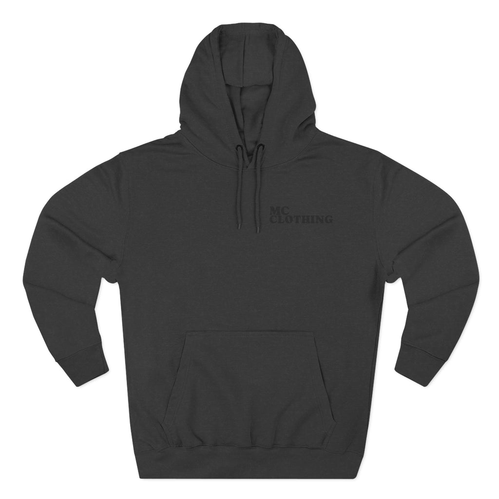 Three-Panel Fleece Hoodie - Comfortable Streetwear for Everyday Style