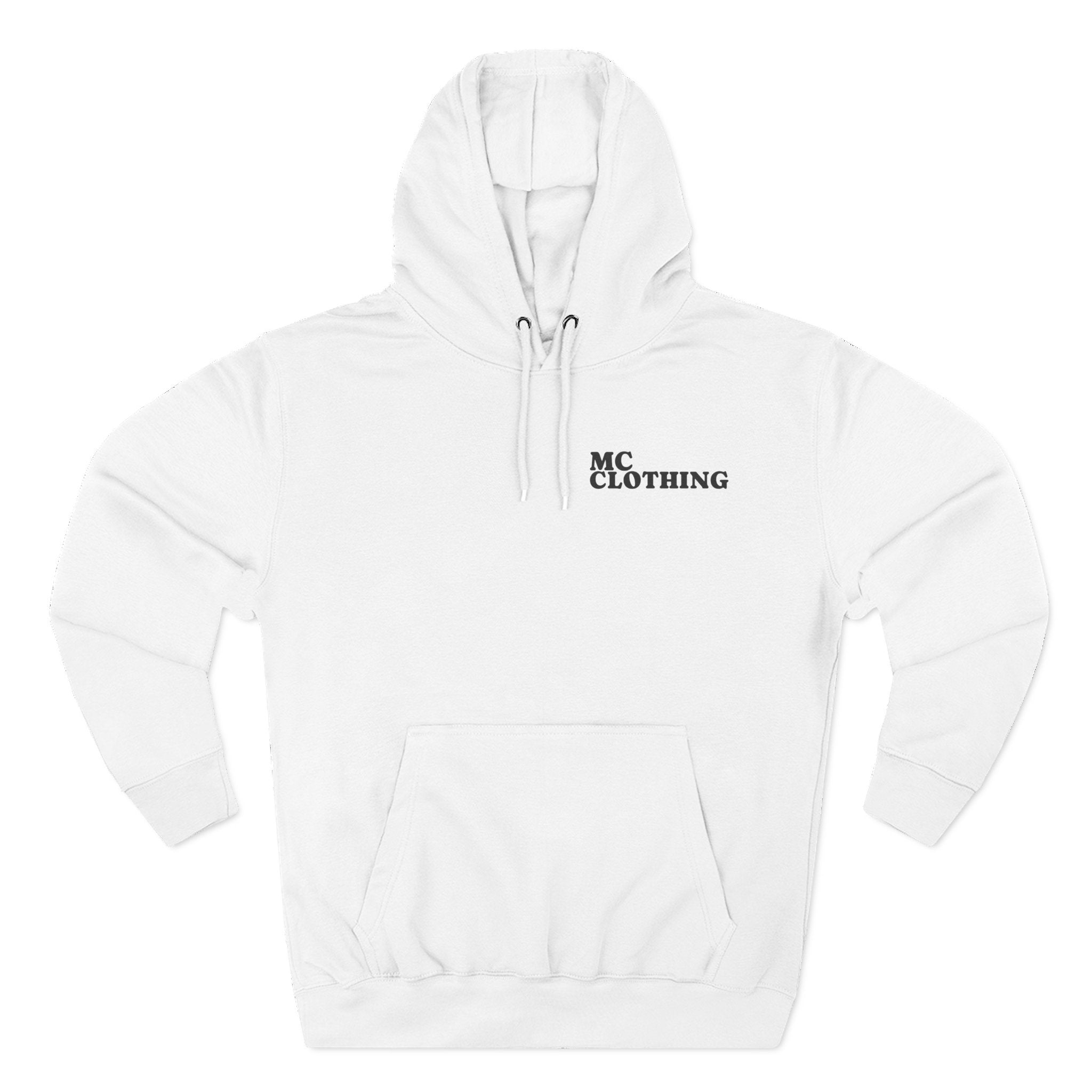 Three-Panel Fleece Hoodie - Comfortable Streetwear for Everyday Style