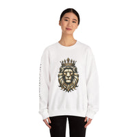 Regal Lion Crewneck Sweatshirt for Animal Lovers