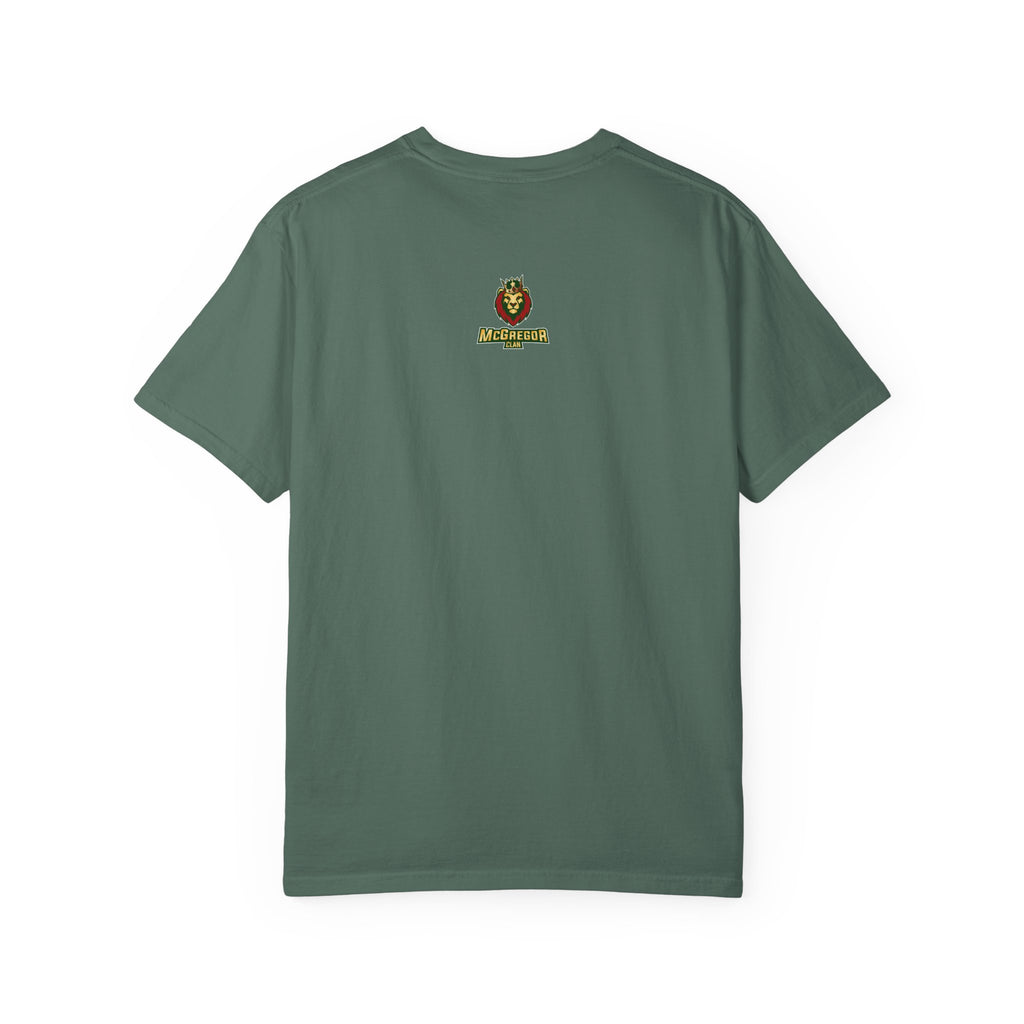 Nature-Inspired Unisex Garment-Dyed T-Shirt with Artistic Tree Design