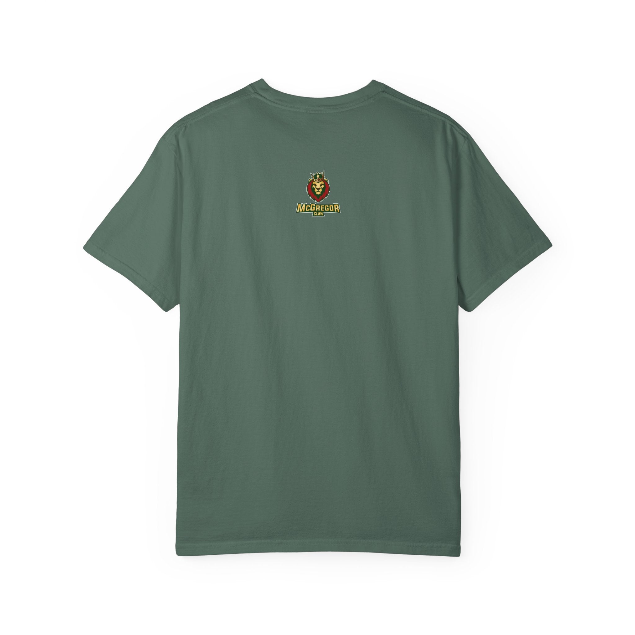 Nature-Inspired Unisex Garment-Dyed T-Shirt with Artistic Tree Design