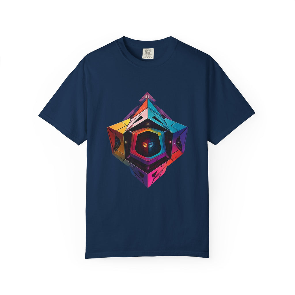 Vibrant Graphic Unisex T-Shirt - Colorful Geometry Design