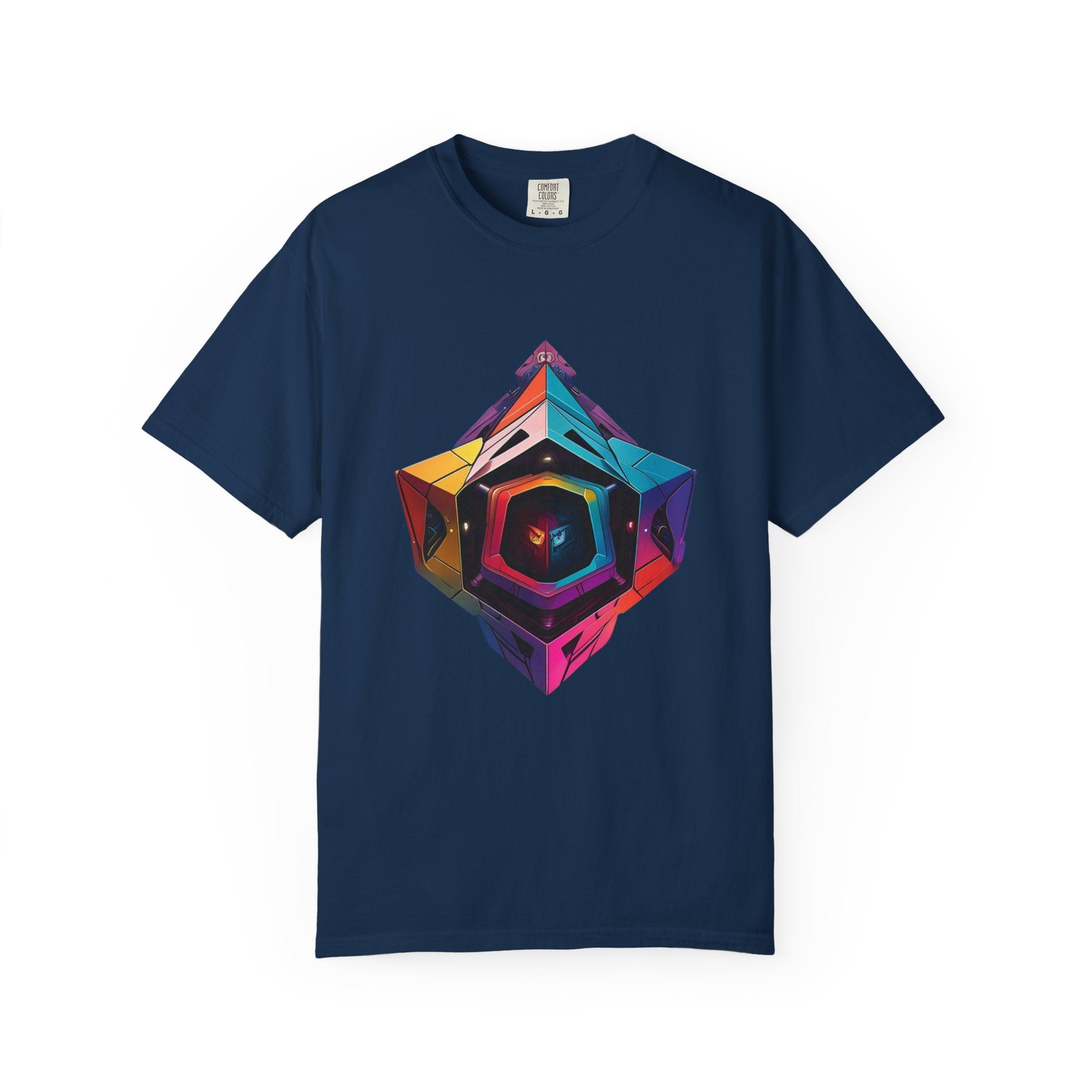 Vibrant Graphic Unisex T-Shirt - Colorful Geometry Design