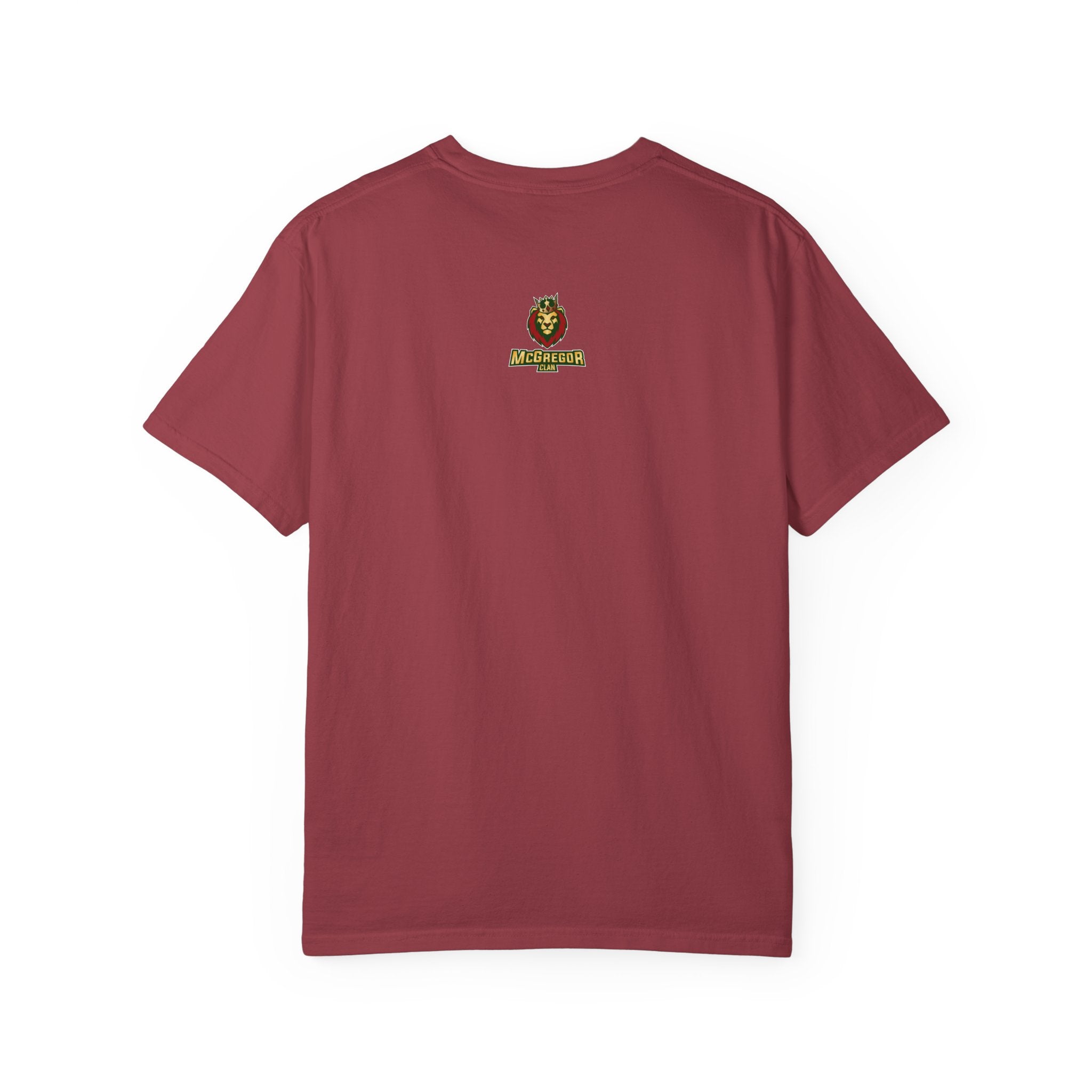 Nature-Inspired Unisex Garment-Dyed T-Shirt with Artistic Tree Design