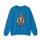 Regal Lion Crewneck Sweatshirt for Animal Lovers