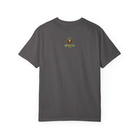 Nature-Inspired Unisex Garment-Dyed T-Shirt with Artistic Tree Design