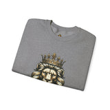 Regal Lion Crewneck Sweatshirt for Animal Lovers