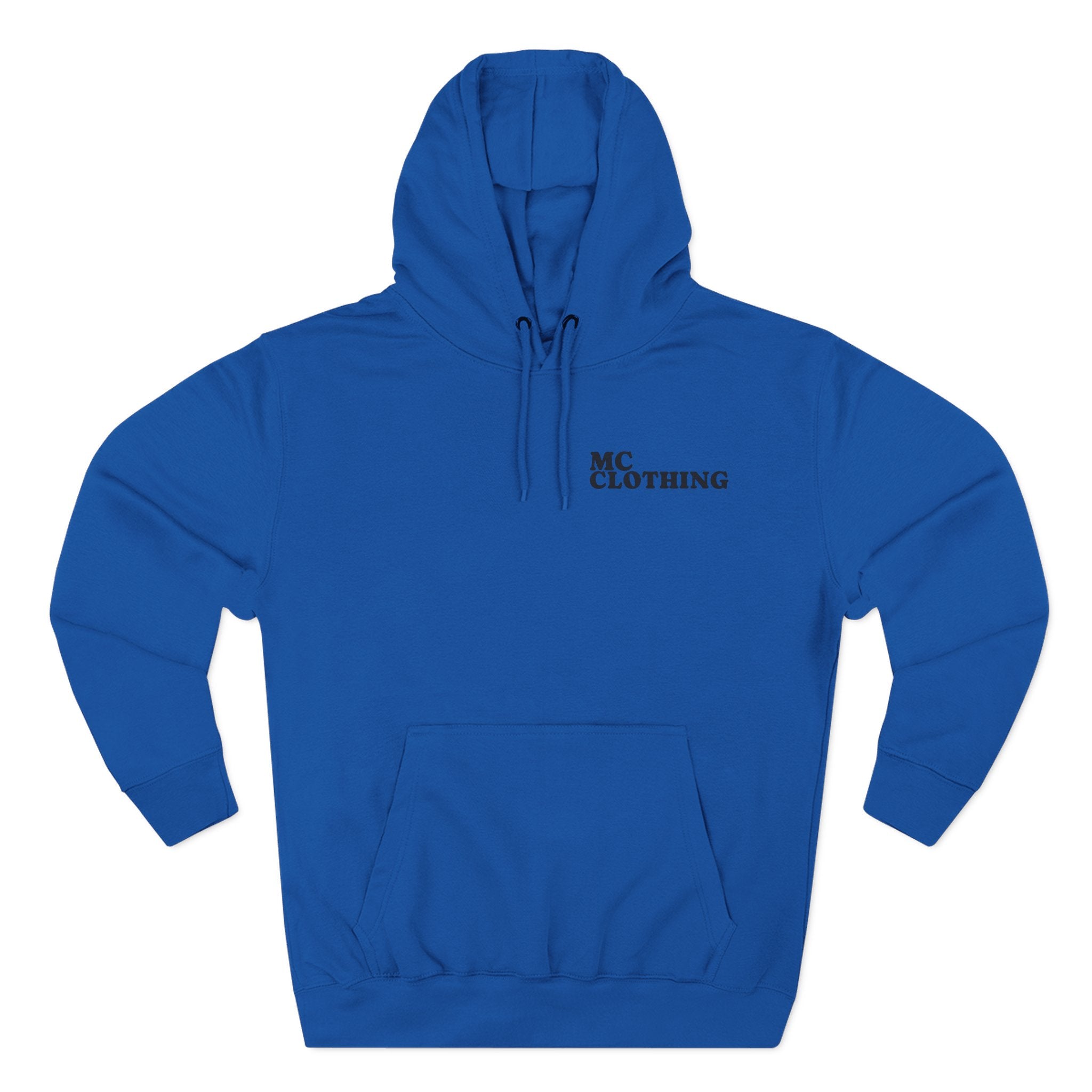 Three-Panel Fleece Hoodie - Comfortable Streetwear for Everyday Style