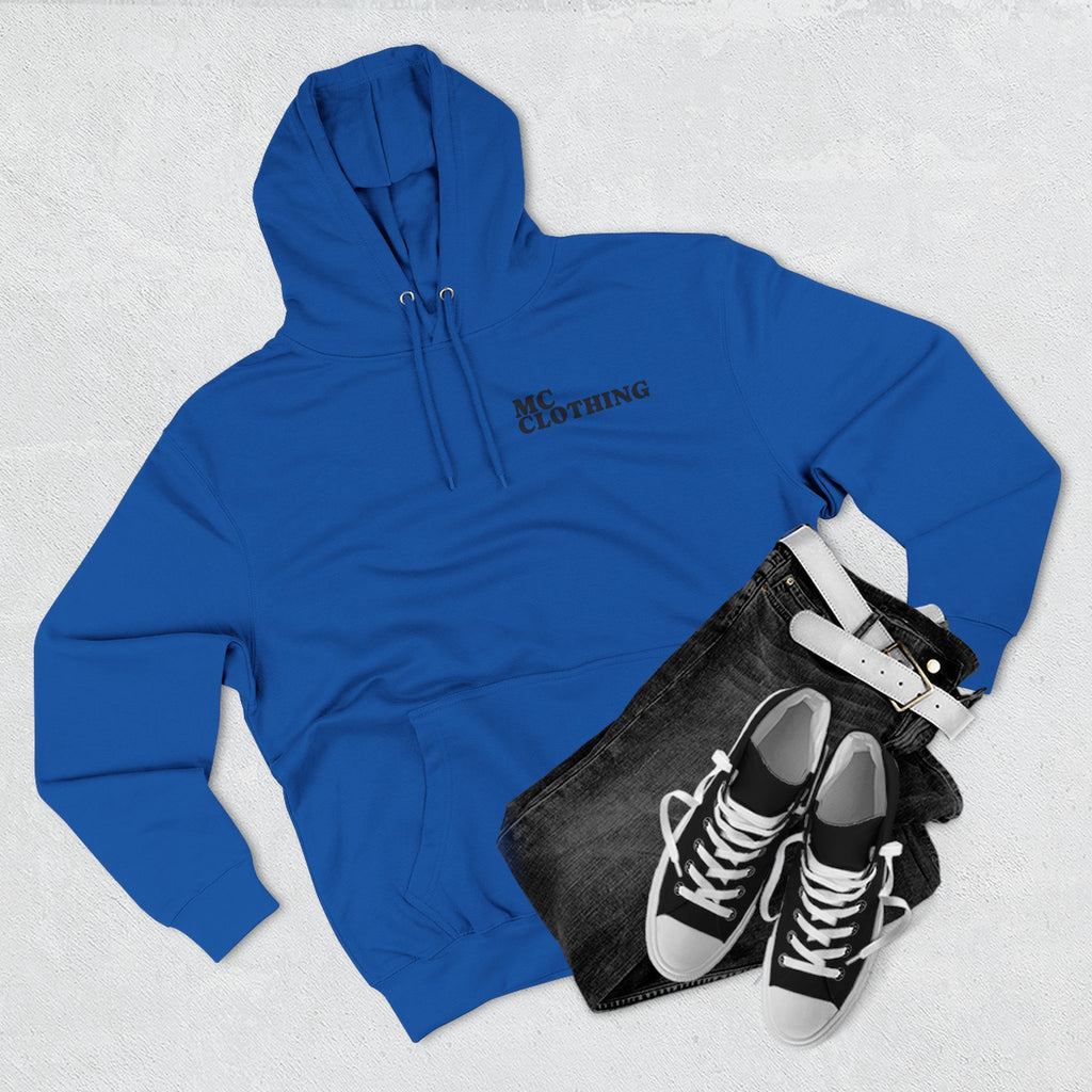 Three-Panel Fleece Hoodie - Comfortable Streetwear for Everyday Style