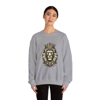 Regal Lion Crewneck Sweatshirt for Animal Lovers