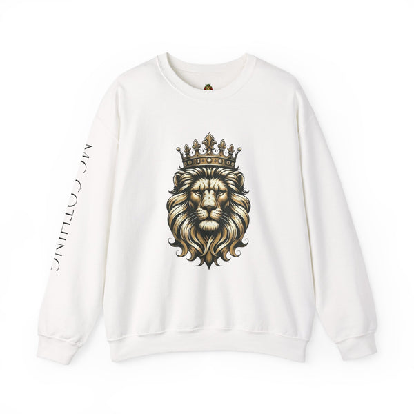 Regal Lion Crewneck Sweatshirt for Animal Lovers
