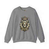 Regal Lion Crewneck Sweatshirt for Animal Lovers