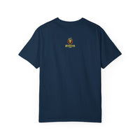 Nature-Inspired Unisex Garment-Dyed T-Shirt with Artistic Tree Design