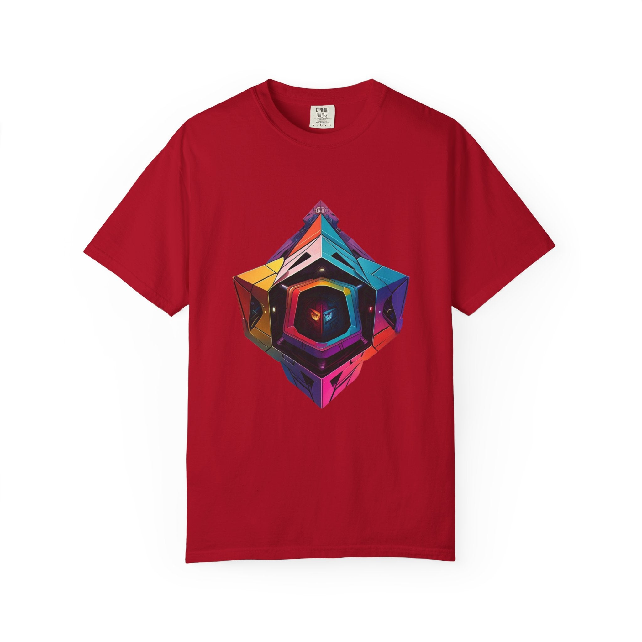 Vibrant Graphic Unisex T-Shirt - Colorful Geometry Design
