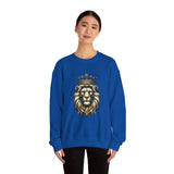 Regal Lion Crewneck Sweatshirt for Animal Lovers
