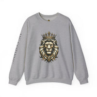 Regal Lion Crewneck Sweatshirt for Animal Lovers