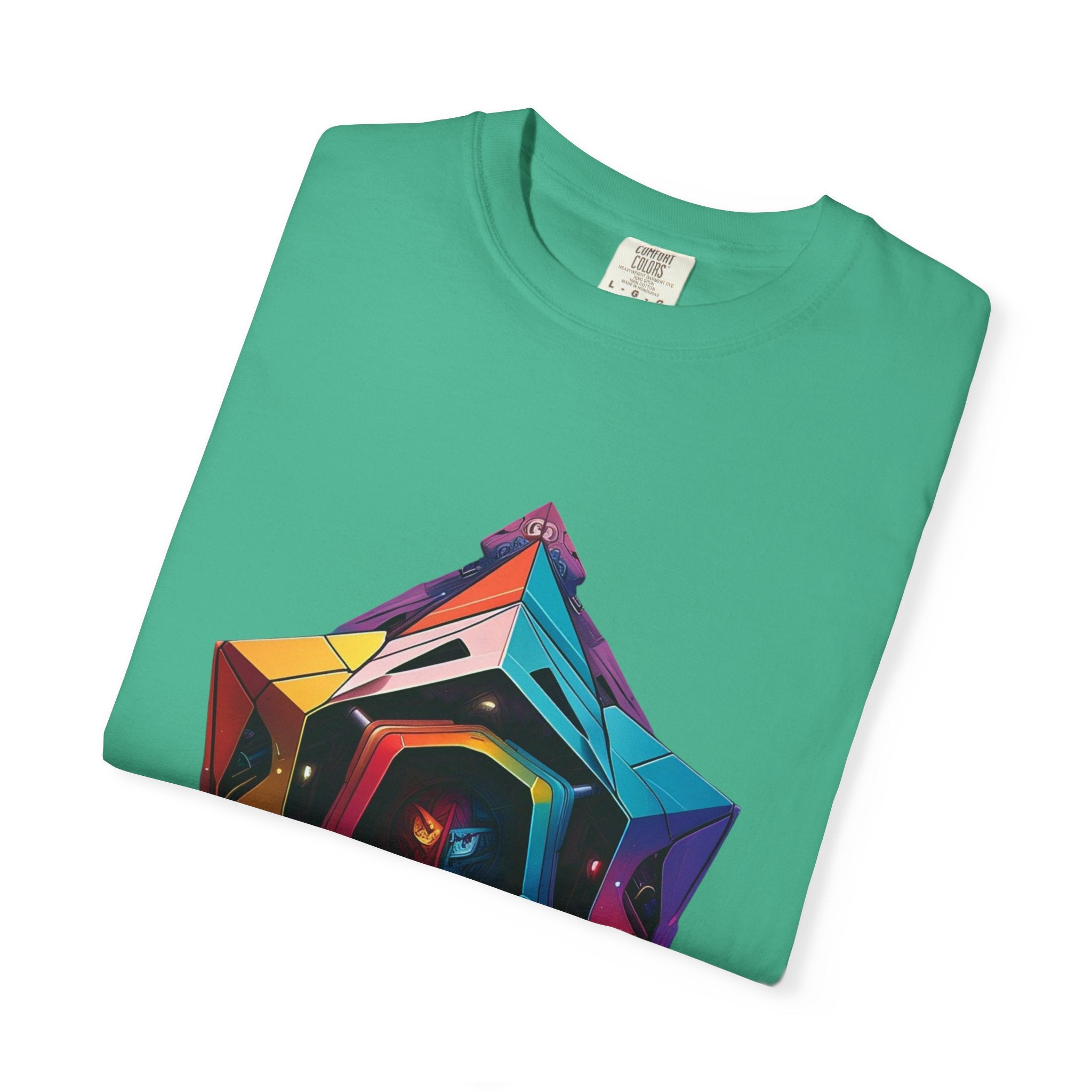 Vibrant Graphic Unisex T-Shirt - Colorful Geometry Design