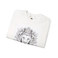 King Lion Crewneck Sweatshirt - Unisex Heavy Blend™