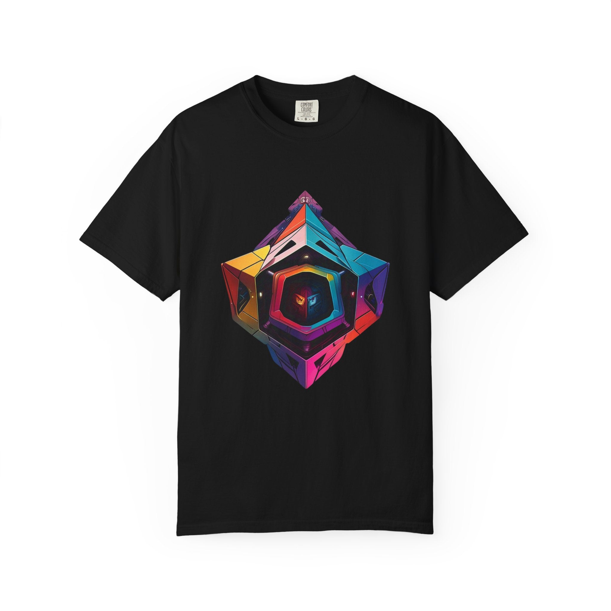 Vibrant Graphic Unisex T-Shirt - Colorful Geometry Design