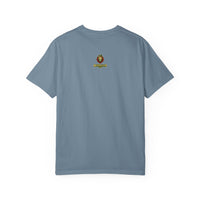 Nature-Inspired Unisex Garment-Dyed T-Shirt with Artistic Tree Design