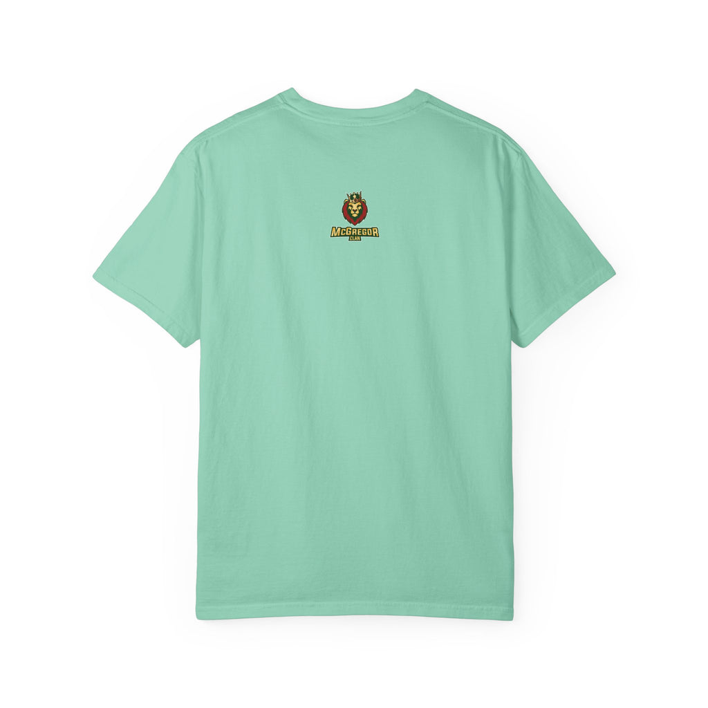 Nature-Inspired Unisex Garment-Dyed T-Shirt with Artistic Tree Design