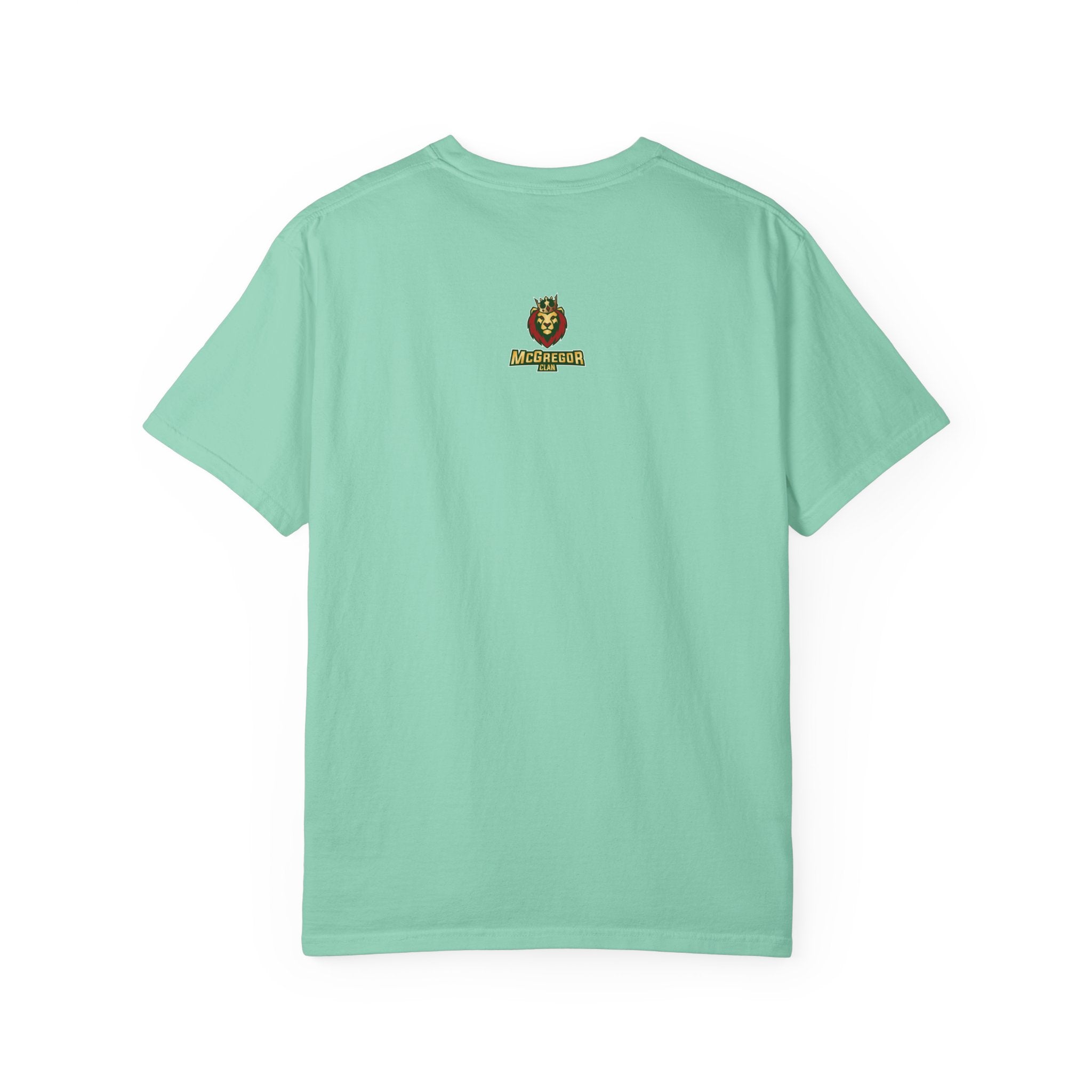 Nature-Inspired Unisex Garment-Dyed T-Shirt with Artistic Tree Design