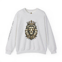 Regal Lion Crewneck Sweatshirt for Animal Lovers