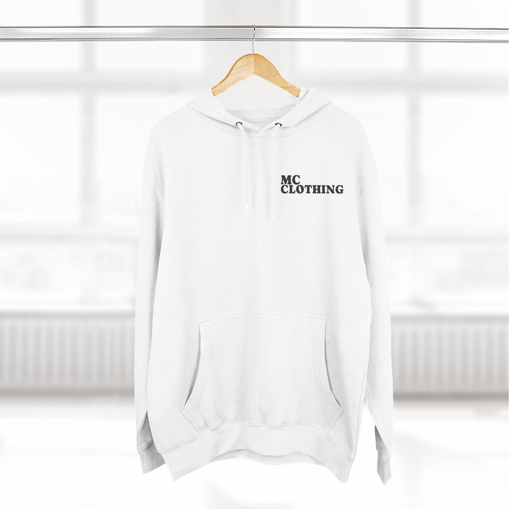 Three-Panel Fleece Hoodie - Comfortable Streetwear for Everyday Style