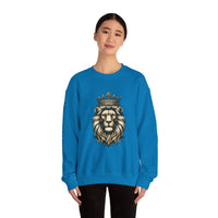 Regal Lion Crewneck Sweatshirt for Animal Lovers