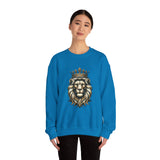 Regal Lion Crewneck Sweatshirt for Animal Lovers